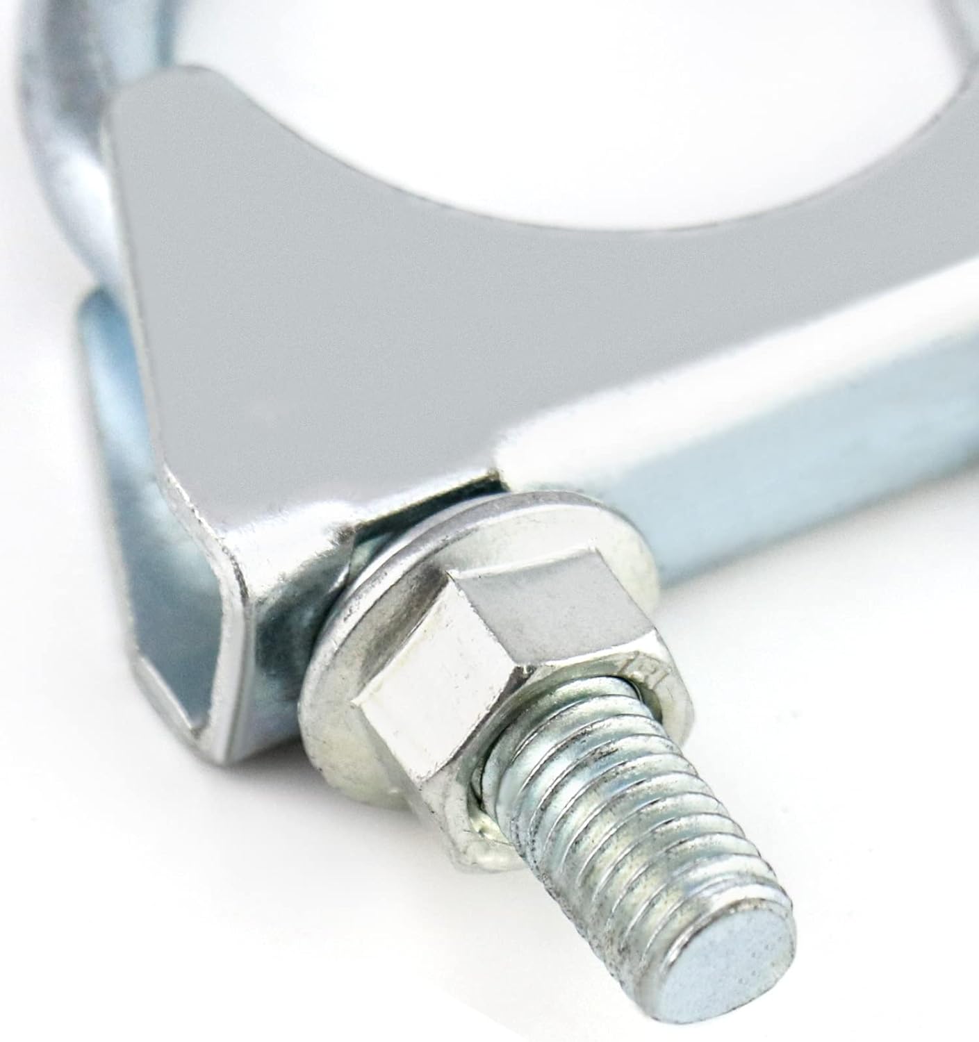 U-Bolt Muffler Tip Exhaust Hook, 1-1/2" OD 2Pcs Stainless Steel Universal Silencer Exhaust Clip