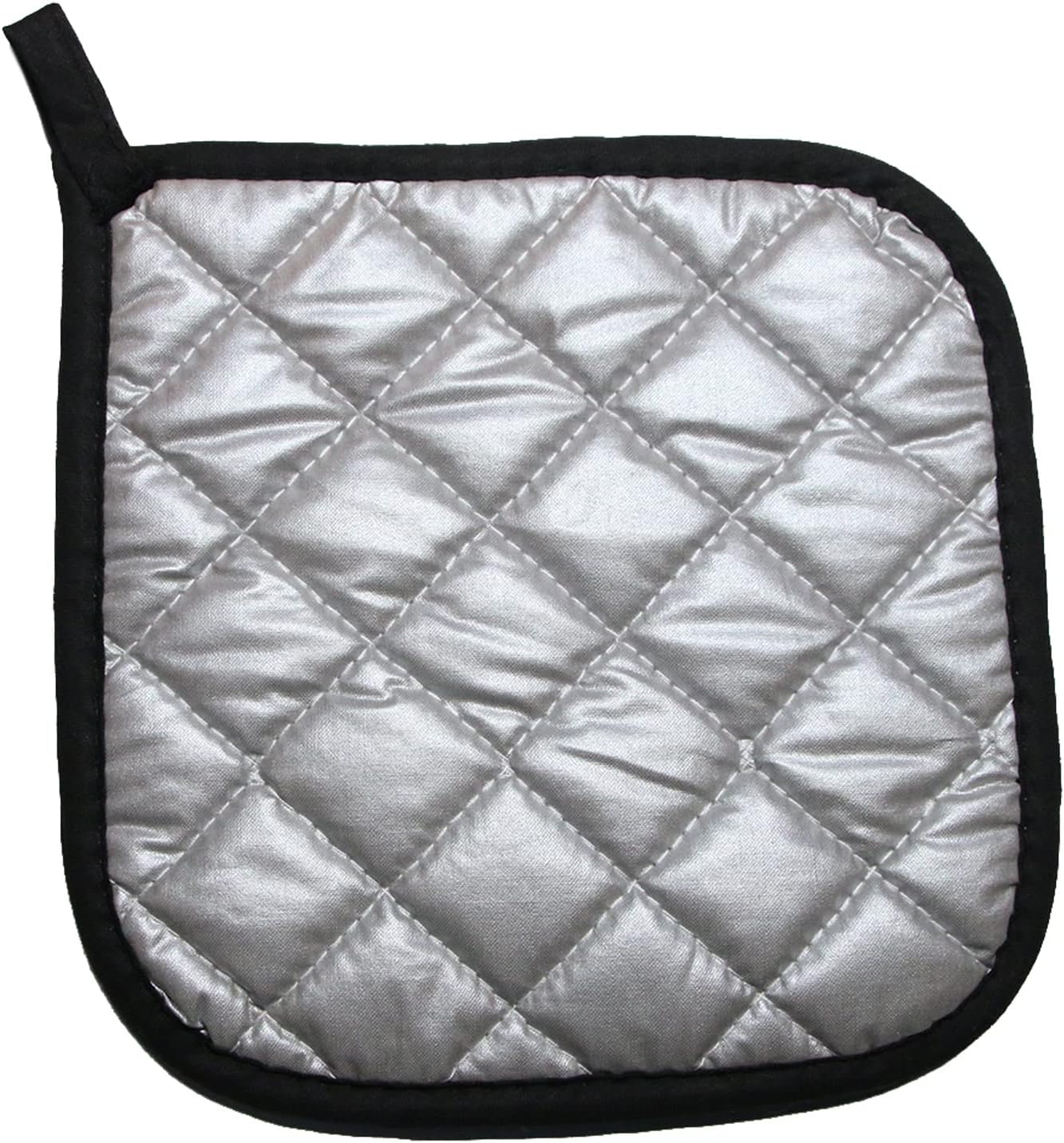 5 PCS Pot Holders for Kitchen, Cotton Potholers with Great Heat Resistance, Hot Pads, Trivets for Cooking and Baking Black