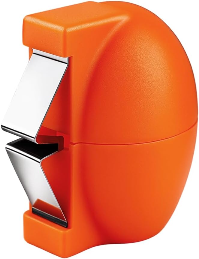 2026 New Egg Shell Opener, Stainless Steel Egg Cracker Tool, Multifunctional Eggs Separator for Raw and Hard Boiled Eggs Peeler Shell Remover, Kitchen Gadget Orange 1pcs