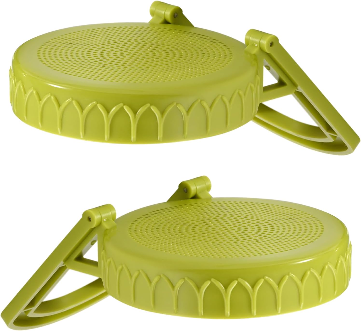 Sprouting Kit for Wide Mouth Mason Jars, 2-Pack BPA-Free One-Piece Sprouting Lids with Built-In Stand, Seed Germination Jar Sprouter Lid, Fits Wide Mouth Jars 3.38"/86mm