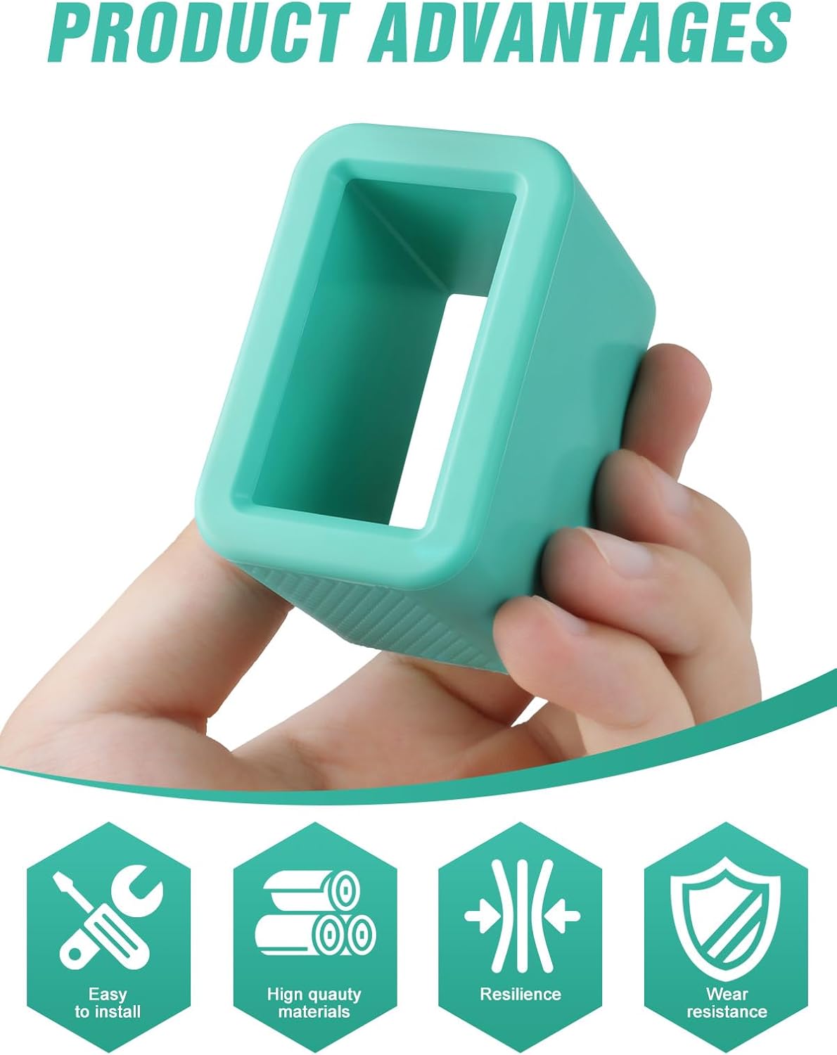 2 PCS Seat Belt Buckle Holder, Silicone Seatbelt Buckle Booster to Makes Receptacle Stand Upright for Easy Access Mint Green