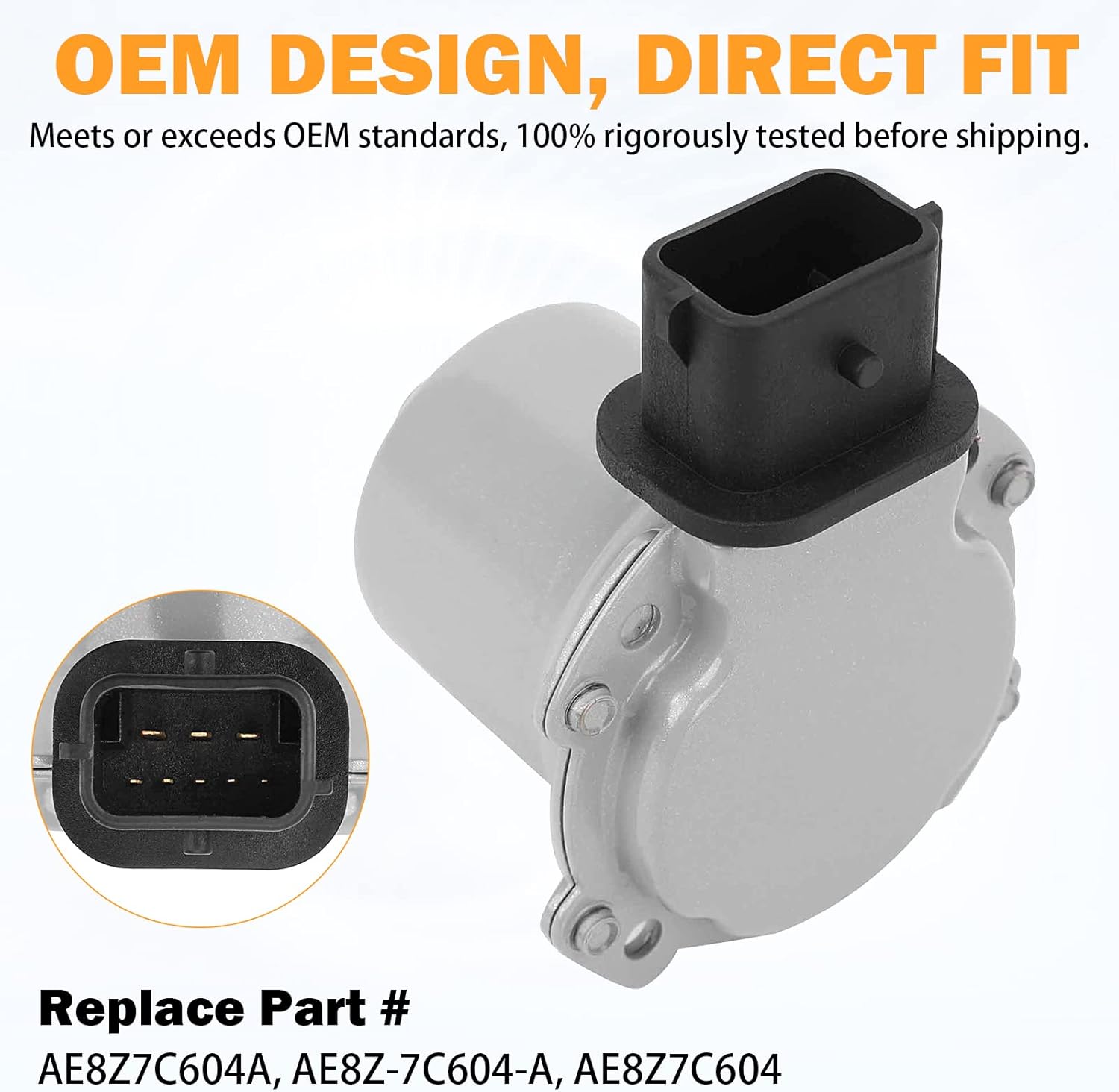 2PCS AE8Z-7C604-A Automatic Transmission Clutch Actuator A and B for 2012-2017 Ford Focus SE SEL, 11 12 13 14 15 16 17 Ford Fiesta Trans Clutch Actuator Replaces Ford AE8Z7C604A, AE8Z7C604