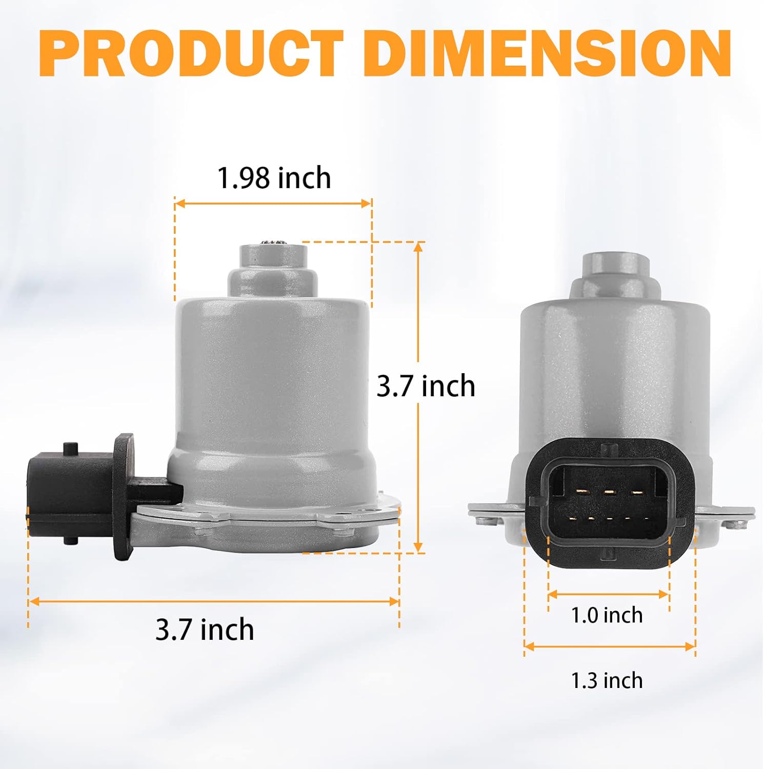 2PCS AE8Z-7C604-A Automatic Transmission Clutch Actuator A and B for 2012-2017 Ford Focus SE SEL, 11 12 13 14 15 16 17 Ford Fiesta Trans Clutch Actuator Replaces Ford AE8Z7C604A, AE8Z7C604