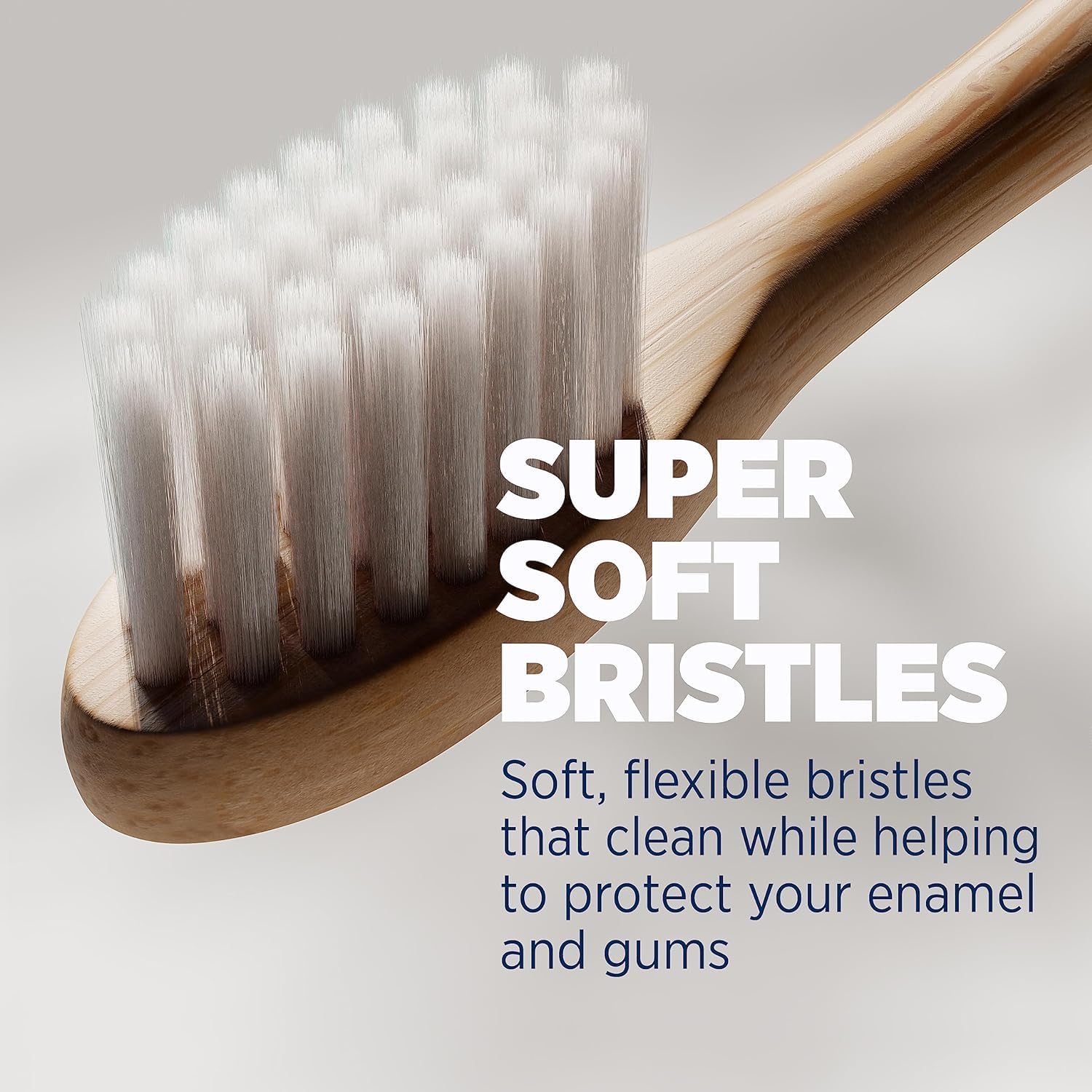 Bamboo Replacement Heads 3 Pack - Exclusive to Sonic Electric Toothbrush - Soft Bristle Bamboo Heads - Made with Eco Loving Renewable Bamboo