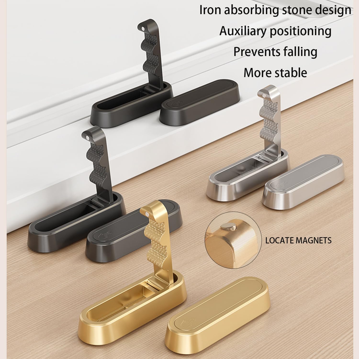 4PCS Folding Coat Hooks, Heavy Duty Wall Hooks Made of Zinc Alloy, Foldable Gold Wall Hooks for Hanging Coats, Scarves, Hats, Bathrobes, Keys, Bags Gold