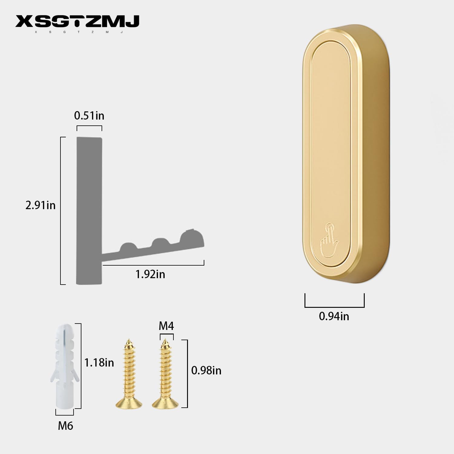 4PCS Folding Coat Hooks, Heavy Duty Wall Hooks Made of Zinc Alloy, Foldable Gold Wall Hooks for Hanging Coats, Scarves, Hats, Bathrobes, Keys, Bags Gold