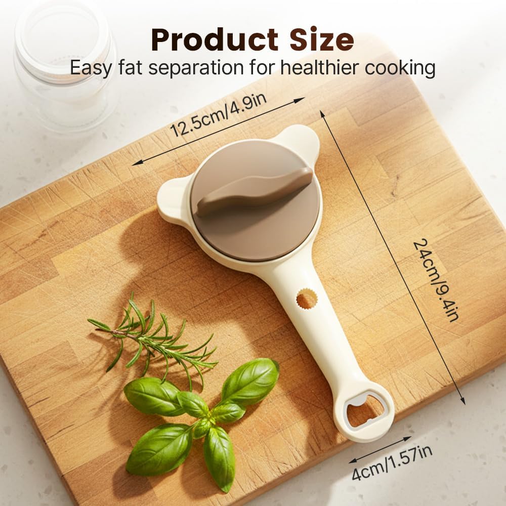 2026 New 4-in-1 Jar Opener - Adjustable Stainless Steel Lid Remover for Seniors & Arthritis Sufferers, Fits Kitchen Jars, Bottles & Cans 1PC