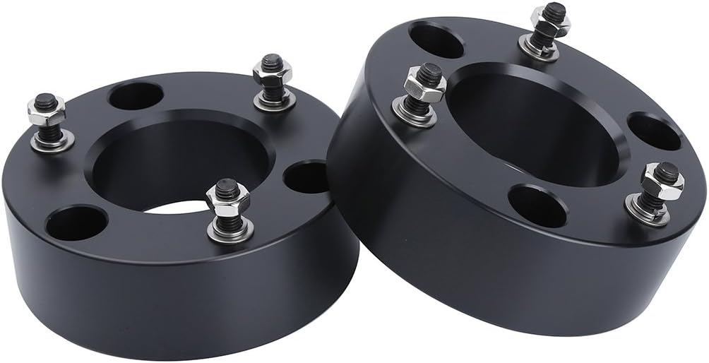 3 Inch Leveling Lift Kit for Silverado 1500/ Sierra 1500 2WD/4WD 2007-2026 – Heavy Duty Forged Aluminum Strut Spacers, Suspension Leveling Kits Compatible with Shock Absorbers