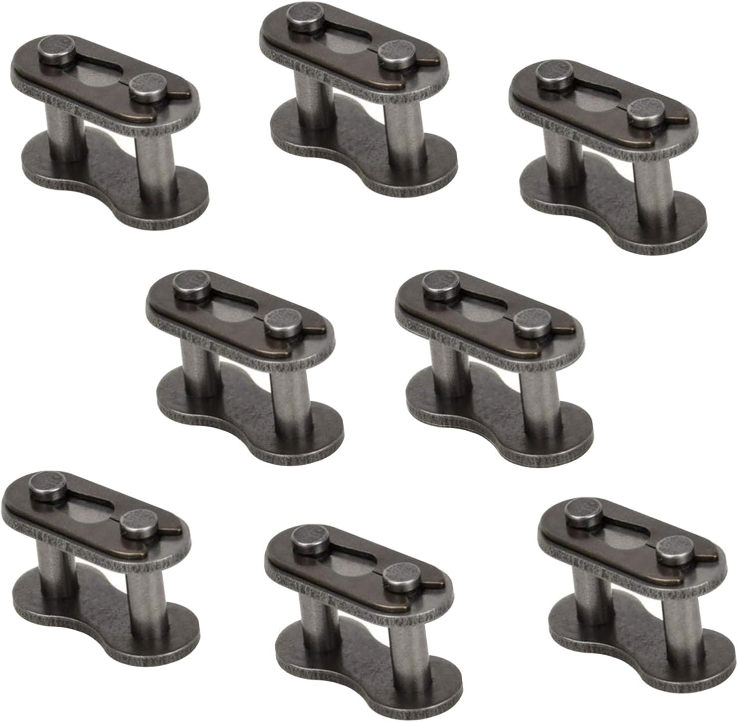 #420 Chain Master Link Carbon Steel Heavy Duty for 50cc 70cc 90cc 110cc 125cc Dirt Bike Quad Buggy Mini Bike Pit ATV Scooter 8pcs