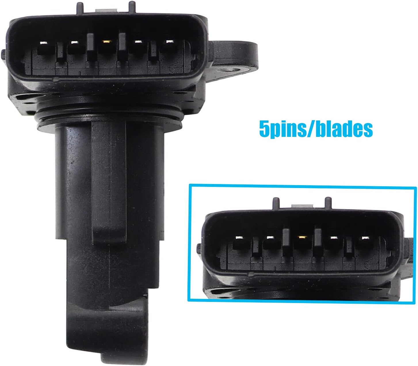 Mass Air Flow Sensor 22204-22010 Compatible with Toyota 02-06 Camry 03-08 Corolla 01-10 Highlander 00-07 4Runner 99-10 Tacoma 3.4L 4.0L 01-05 RAV4 Lexus ES300/RX300 3.0L