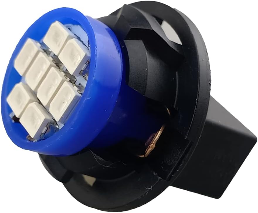 T10 194 168 Dash Instrument White LED Light Bulbs Bright Panel Gauge Cluster Dashboard Bulbs 10Pcs/Set Blue