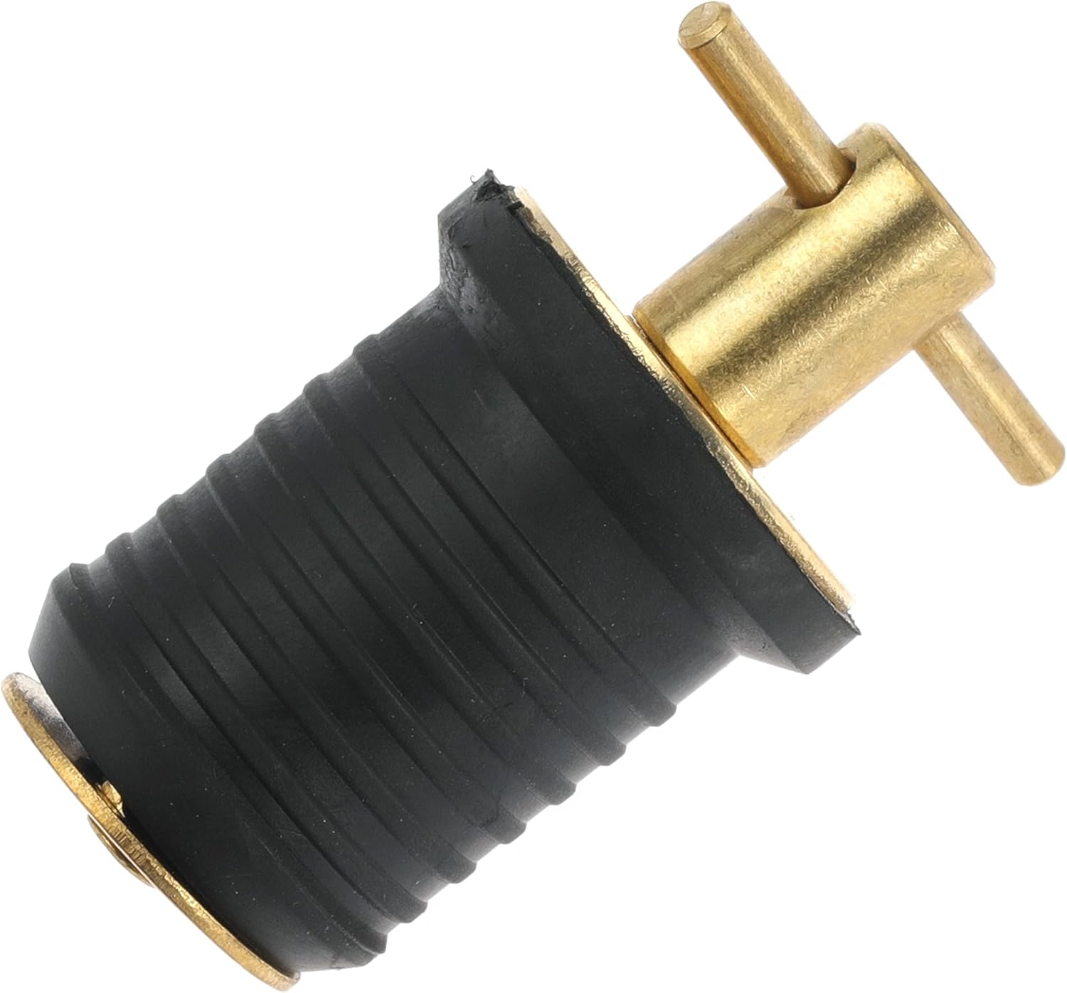 2 Pcs Boat Drain Plug With T Handle - Snap Rubber Plugs With Brass/Stainless Steel Handle - Marine Twist Accessories