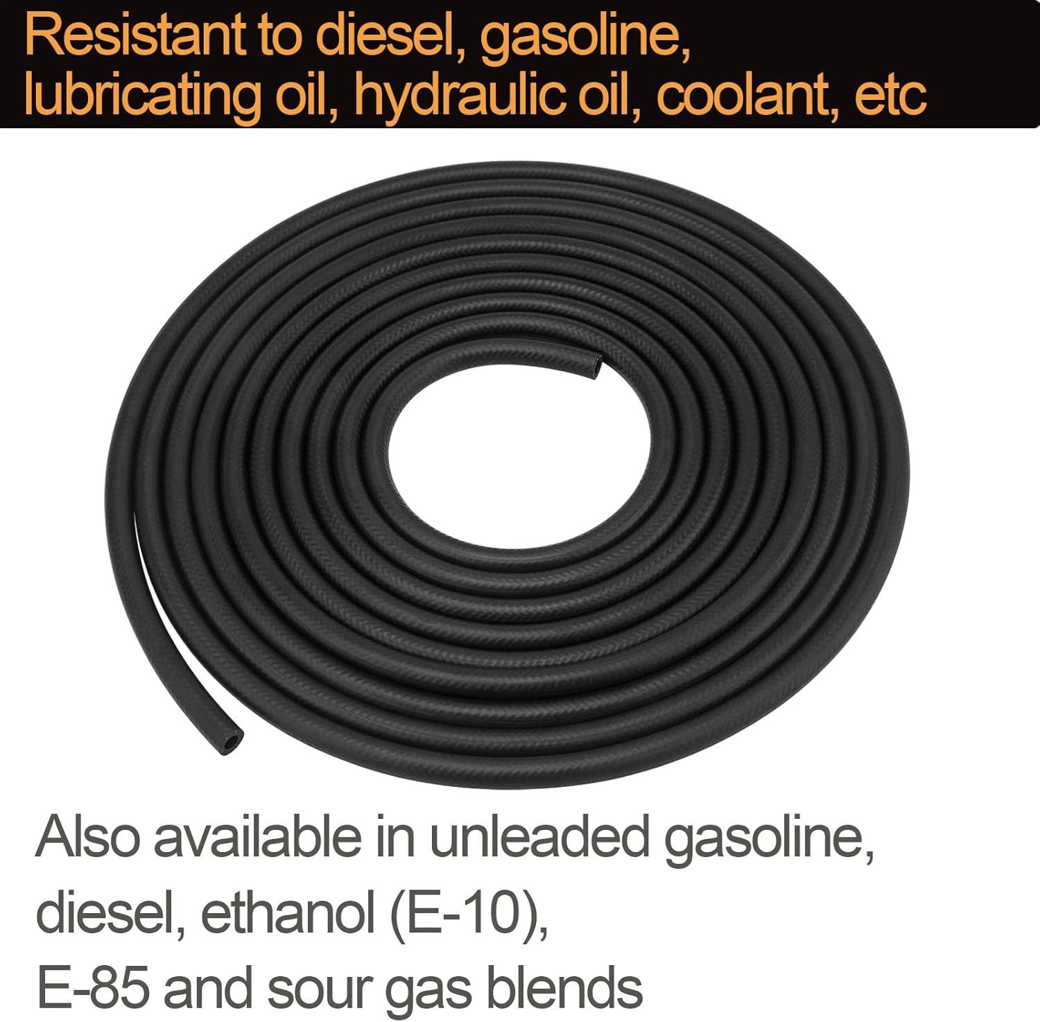 5/16" ID Fuel Line Hose SAE 30R7, 150 psi 25' Length Fuel Hose