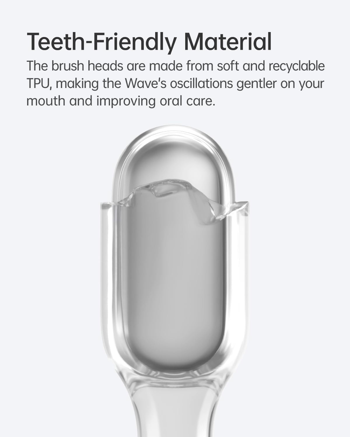 Cushioned Toothbrush Heads 6 Pack, New 2025 Version Replacement Heads Compatible with Wave/Wave Special Electric Toothbrush Super-Clean