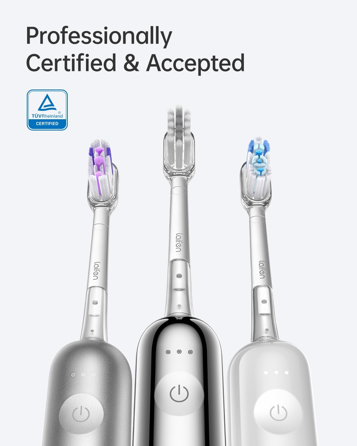 Cushioned Toothbrush Heads 6 Pack, New 2025 Version Replacement Heads Compatible with Wave/Wave Special Electric Toothbrush Super-Clean