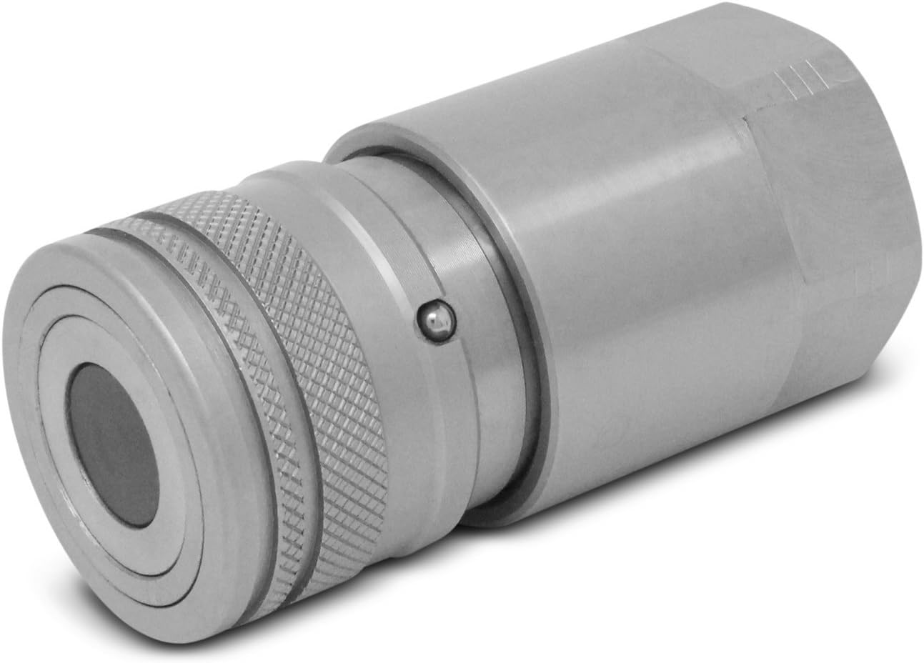 1/2" Skid Steer Bobcat Flat Face Hydraulic Quick Connect Couplers/Couplings Set w/Dust Caps