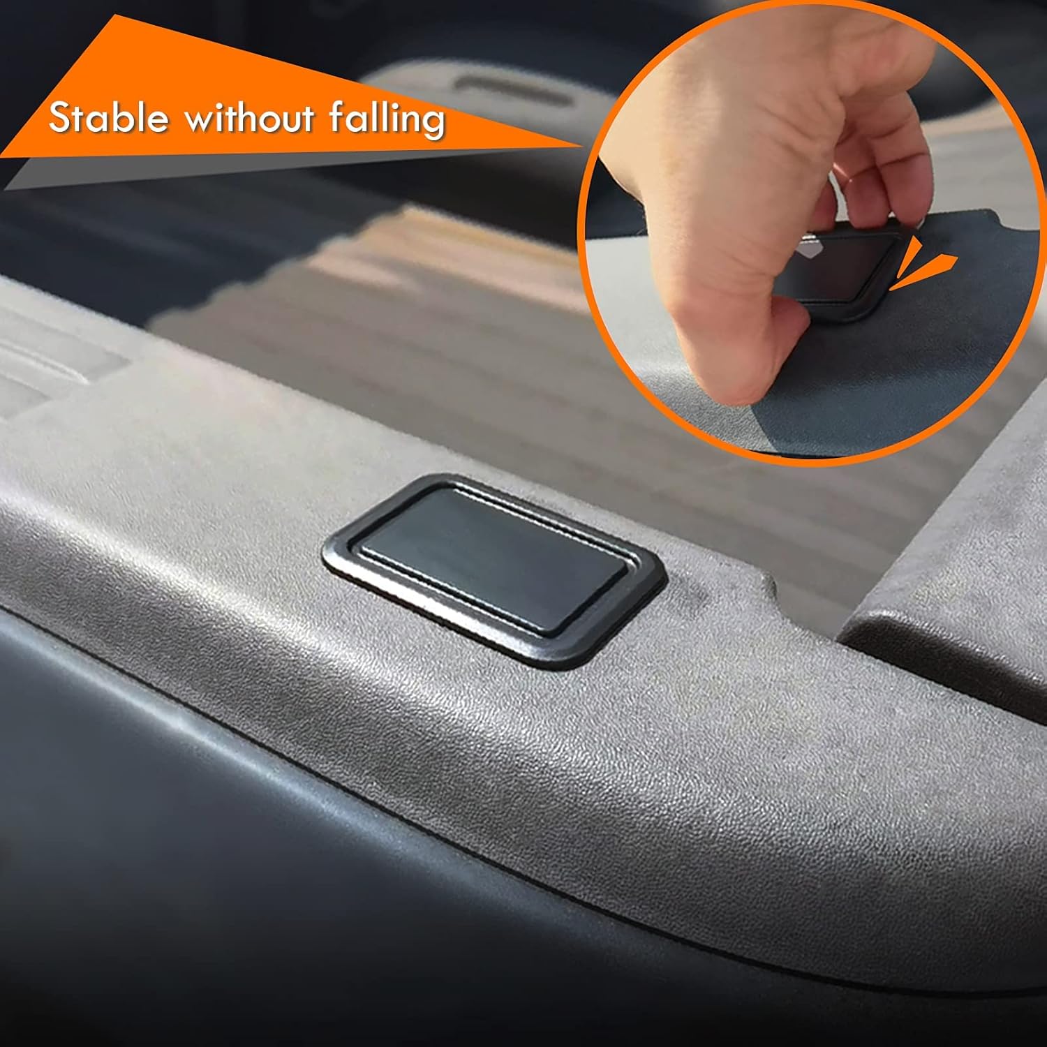 Ram 1500 Stake Pocket Covers, Rear Truck Bed Rail Stake Pocket Cover Compatible with Dodge Ram 2019-2024 2025 2026 Set of 2