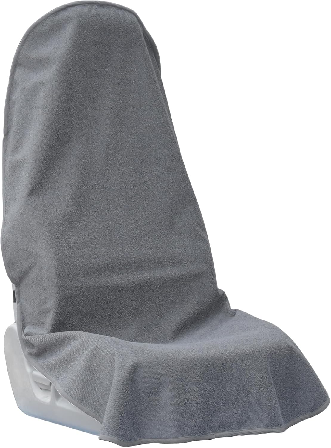 Car Seat Covers Universal Car Protective Front Seat Covers Washable Non-Slip Seat Protectors for Gym Workouts,Waterproof and Sweatproof Towel Seat Covers for Cars,Trucks, Jeeps Grey