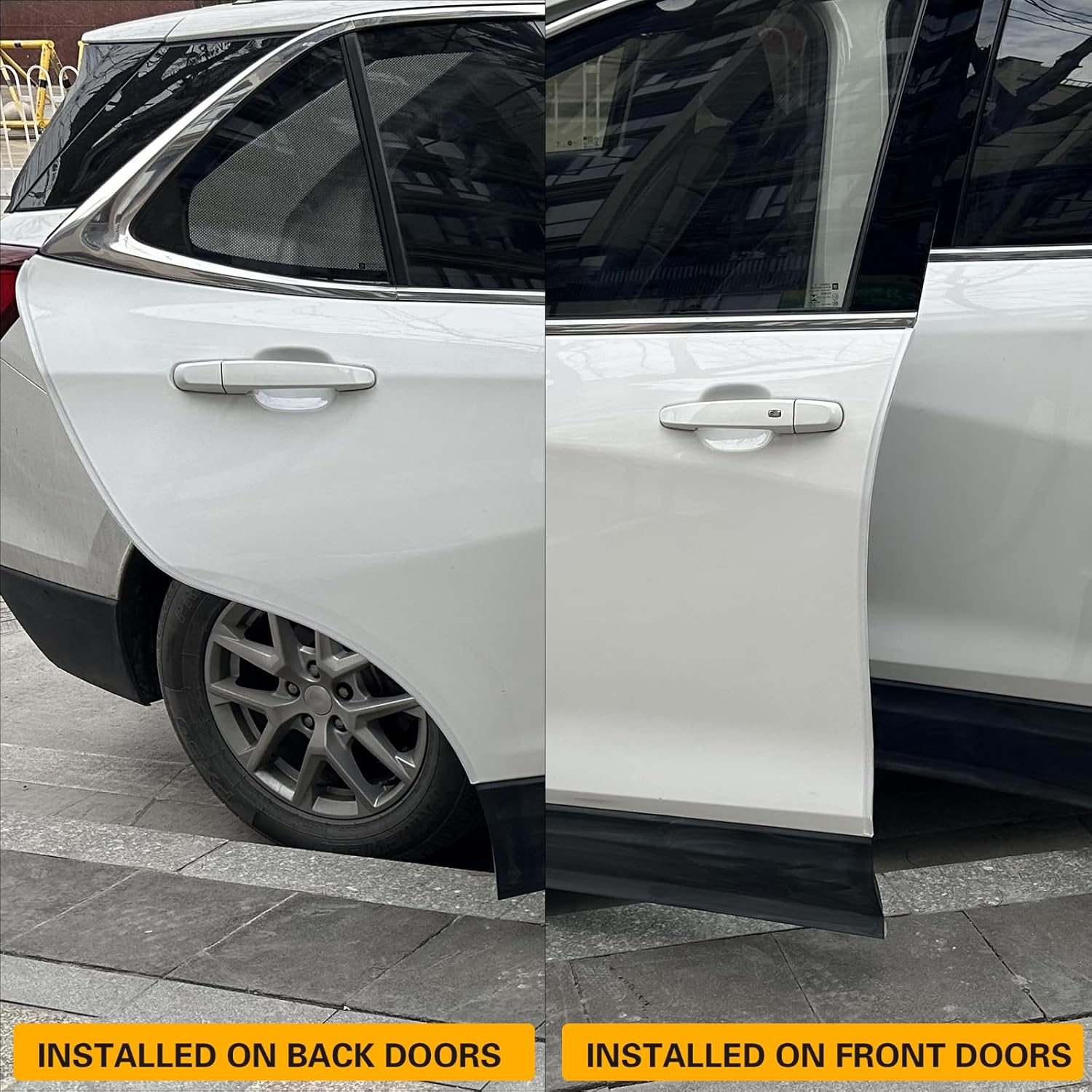 32.8ft 10m Car Door Edge Guards Clear – Self-Adhesive PVC, U-Shaped, Fits Most Vehicles, Scratch- and Chip-Resistant – Reduces Dings in Parking Lots