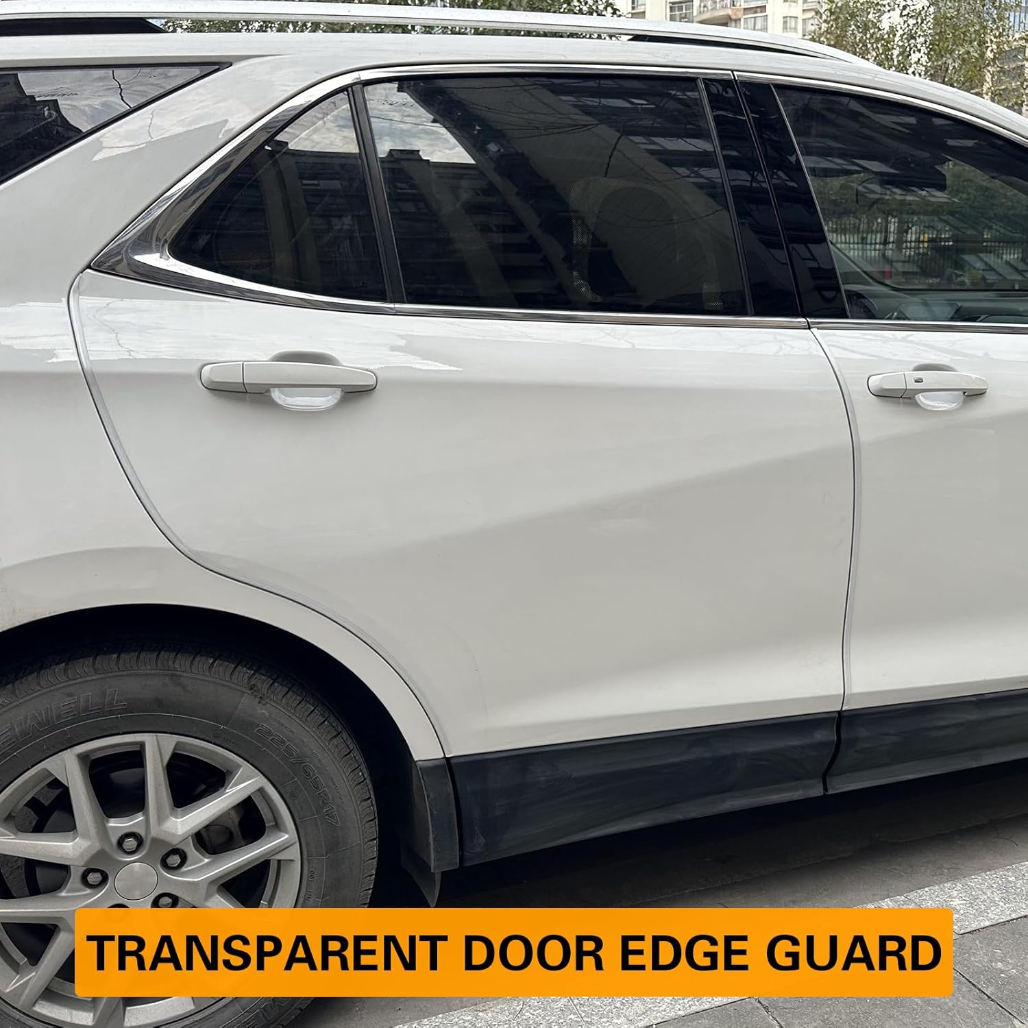 32.8ft 10m Car Door Edge Guards Clear – Self-Adhesive PVC, U-Shaped, Fits Most Vehicles, Scratch- and Chip-Resistant – Reduces Dings in Parking Lots
