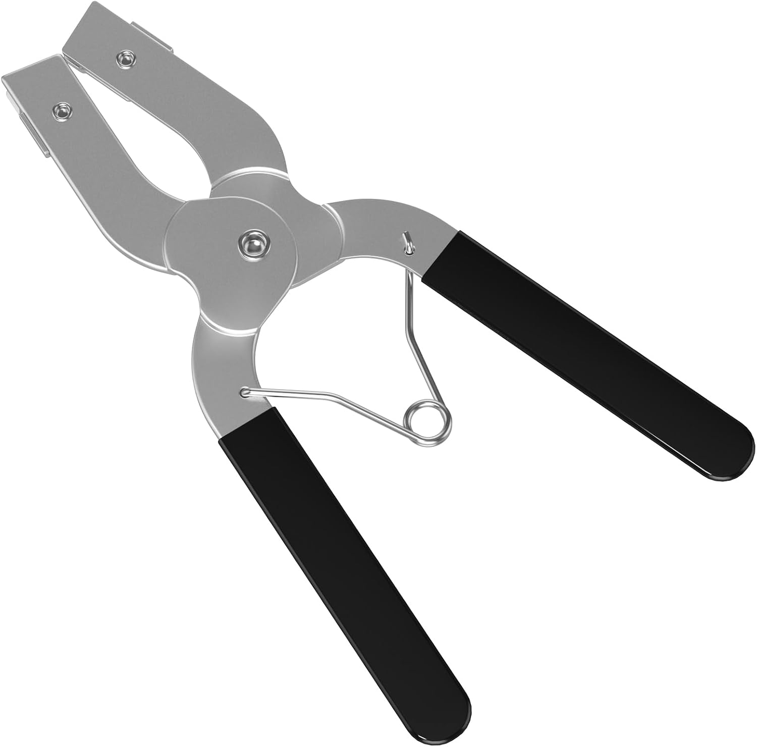 Piston Ring Compressor Tool,Car Engine Piston Ring Installer Removal Kit，Adjustable Sizes From 2-1/8 Inches To 7 Inches 53mm - 175mm with Piston Installer Plier