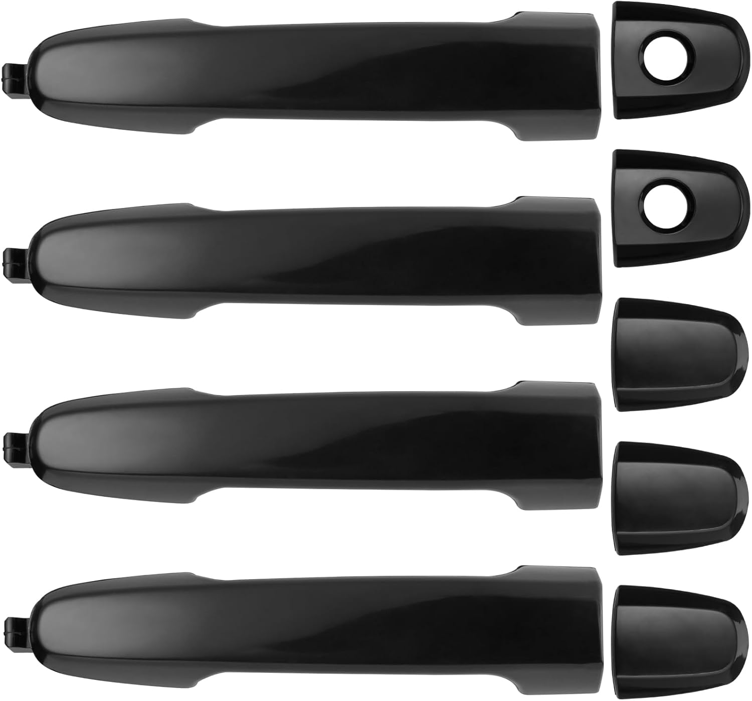 4Pcs Exterior Door Handles for Toyota Camry 2002-2006, Corolla Matrix 2003-2013, RAV4 2001-2012, Prius 04-09, Pontiac Vibe 2003-2010, Front & Rear Driver & Passenger Side Replaces# 81309 92894
