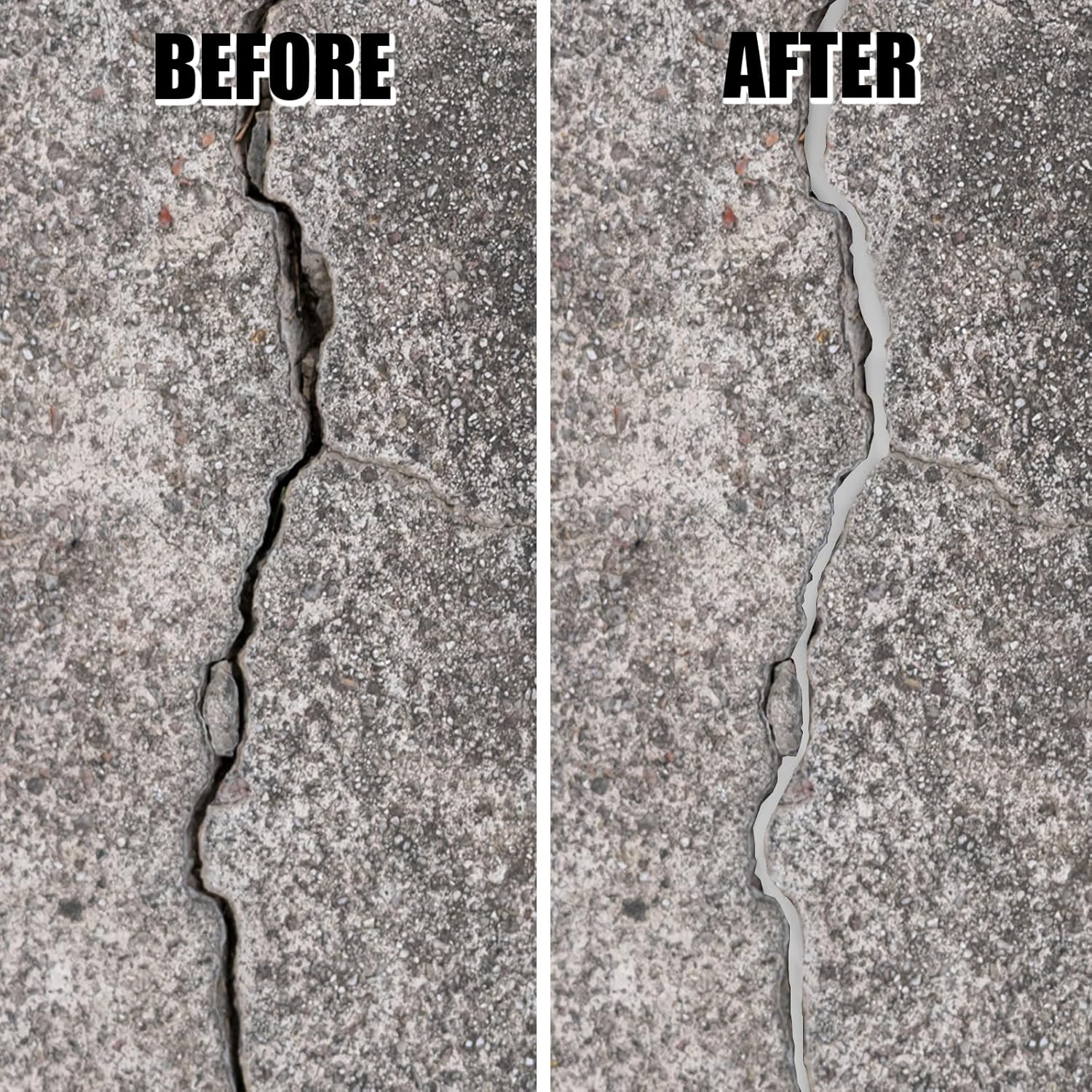 Backer Rod 1/4 Inch, EPDM Rubber Foam Caulk Saver 16.4' Grey Weather Strip Seal for Concrete Joints, Wall Cracks, Driveway and Joint Fillers.