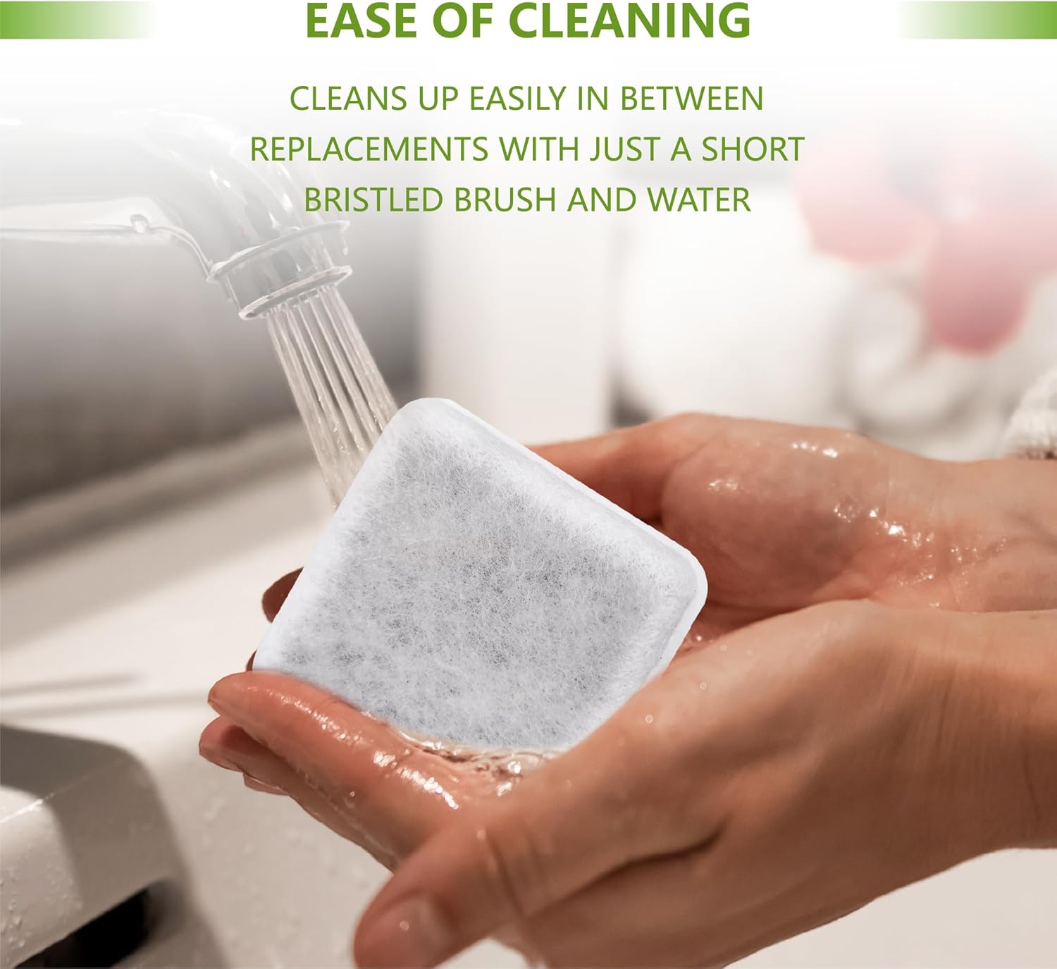 Pet Water Fountain Charcoal Replacement Filters Compatible with Petmate Replendish Mason Gravity Waterers, Automatic Cat Dog Water Bowl Dispenser Filters Replacement 12 Pack