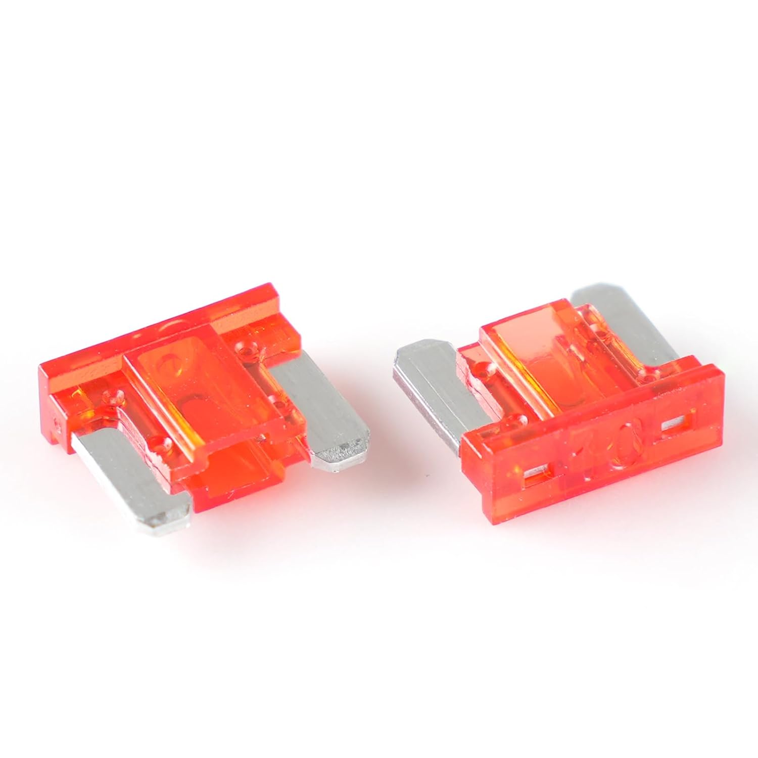 25Pcs 10 Amp Low Profile Mini Car Fuses, 10A Automotive Fuse, Blade Fuse for Car/RV/Truck/SUV/Motorcycle/Boat