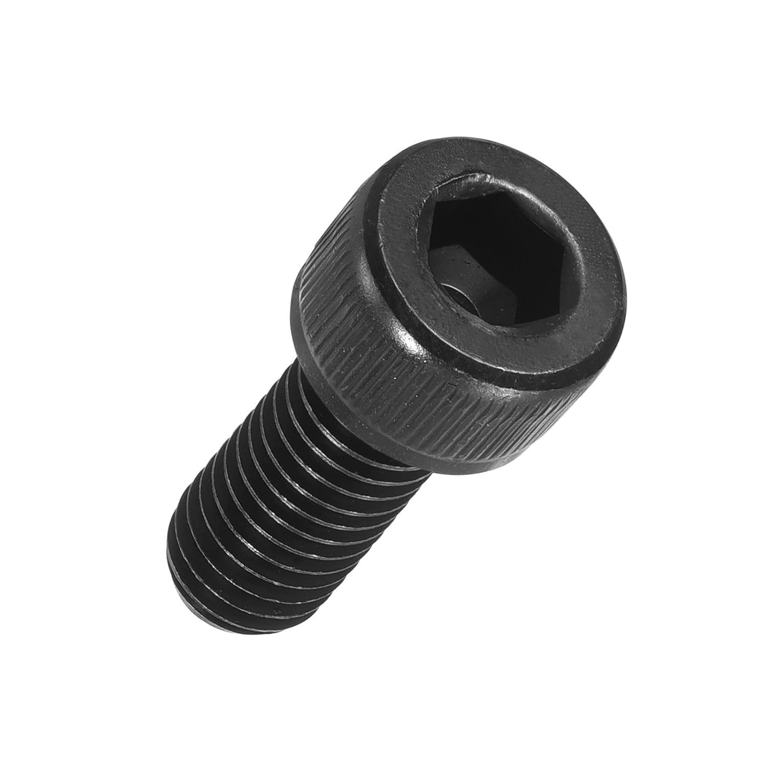 40pcs Socket Head Cap Screws - M8-1.25 x 20mm Alloy Steel Black Oxide Grade 12.9 Internal Hex Screw for 3D Printer Furniture Industrial Use, Black
