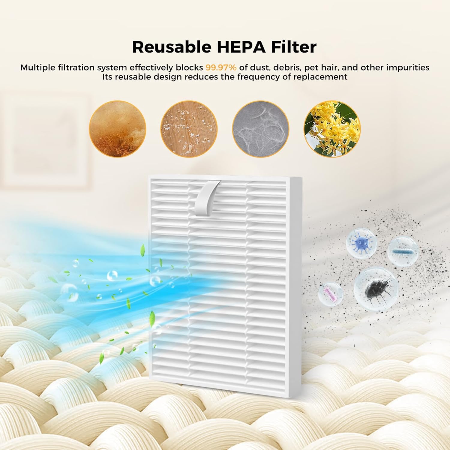24PCS Replacement Parts Compatible with Q7 M5+/ Q7 M5/Q7 L5/Q7 L5+, 2 Main Brushes, 6 Side Brushes, 4 HEPA Filters, 4 Mop Pads, 6 Dust Bags, 1 Cleaning Brush,1 Screwdriver Spare Parts