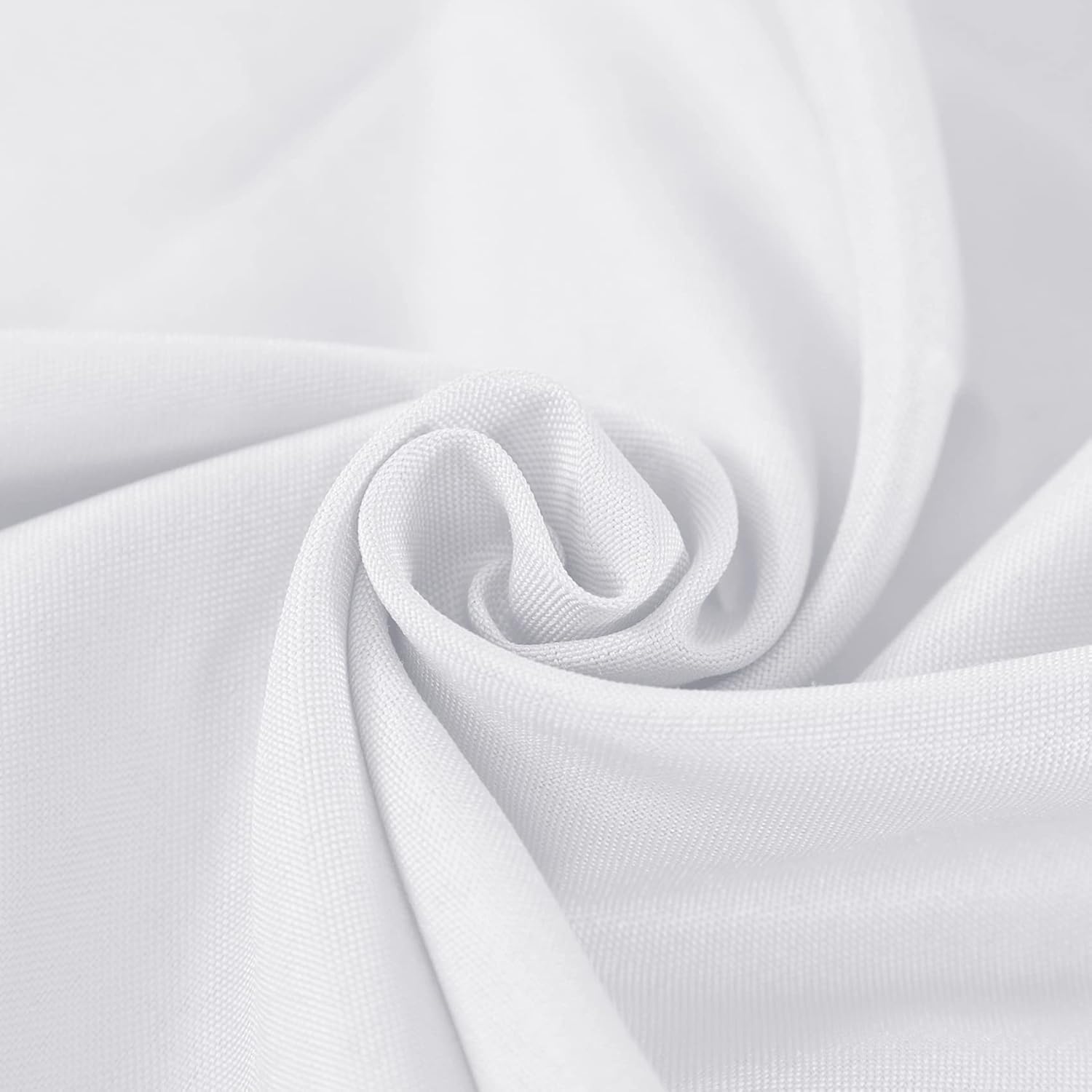 6 Pack Rectangle Tablecloth, 90x156 Inch, Stain Resistant and Wrinkle Polyester Table Cloth, Fabric Table Cover for Kitchen Dining, Wedding, Party, Holiday Dinner-White