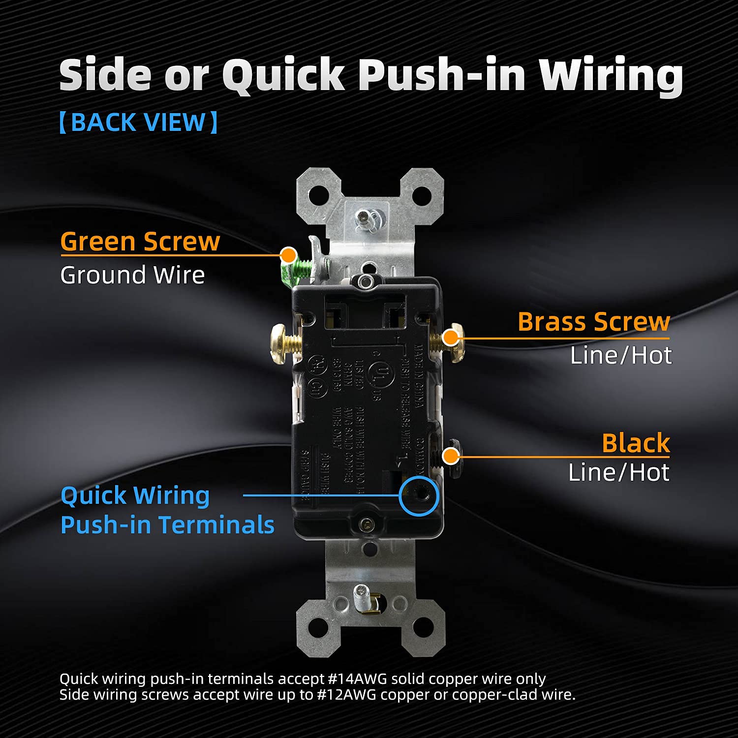 3 Way Toggle Light Switch, 15 Amp, 120 V, Toggle Framed AC Quiet Switch, in Wall On/Off Switch Replacement, Self-Grounding, Residential and Commercial Grade, UL Listed 5 Pack, Glossy White