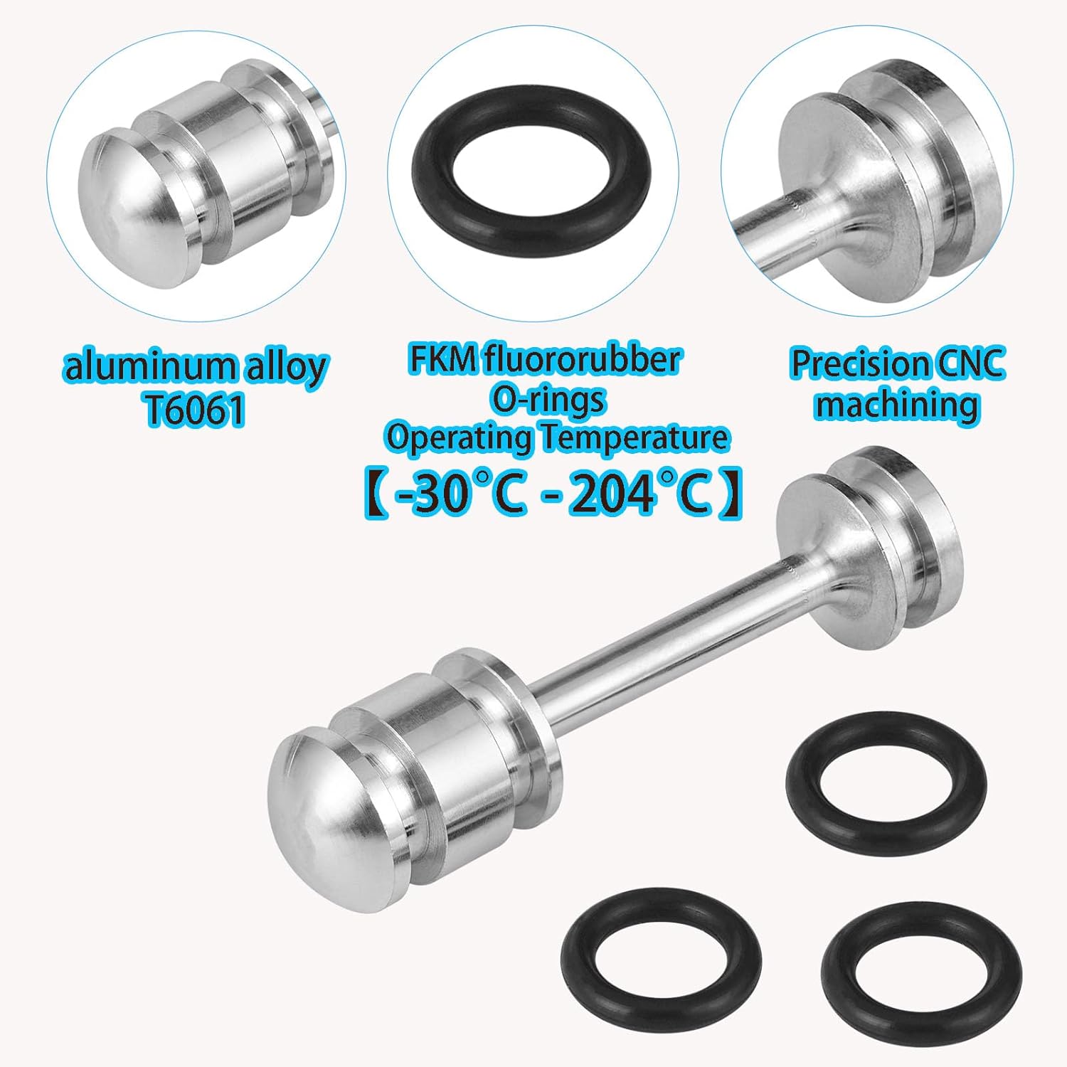 LS Billet Rear Galley Plug Barbell Oil Diverter fits for GM Gen III & IV LS1 LS3 LS2 LQ4 LQ9 LS6 L92 L33 L99 Oil Diverter LS Barbell 6061-T6 Aluminum Alloy Material