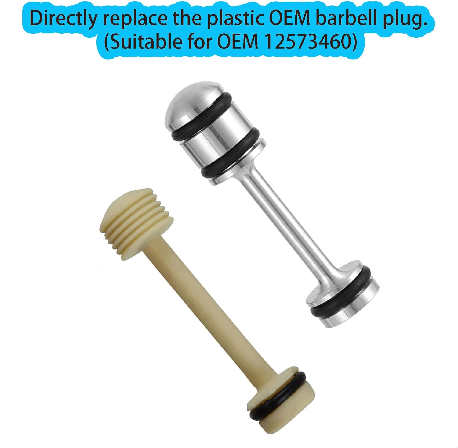 LS Billet Rear Galley Plug Barbell Oil Diverter fits for GM Gen III & IV LS1 LS3 LS2 LQ4 LQ9 LS6 L92 L33 L99 Oil Diverter LS Barbell 6061-T6 Aluminum Alloy Material
