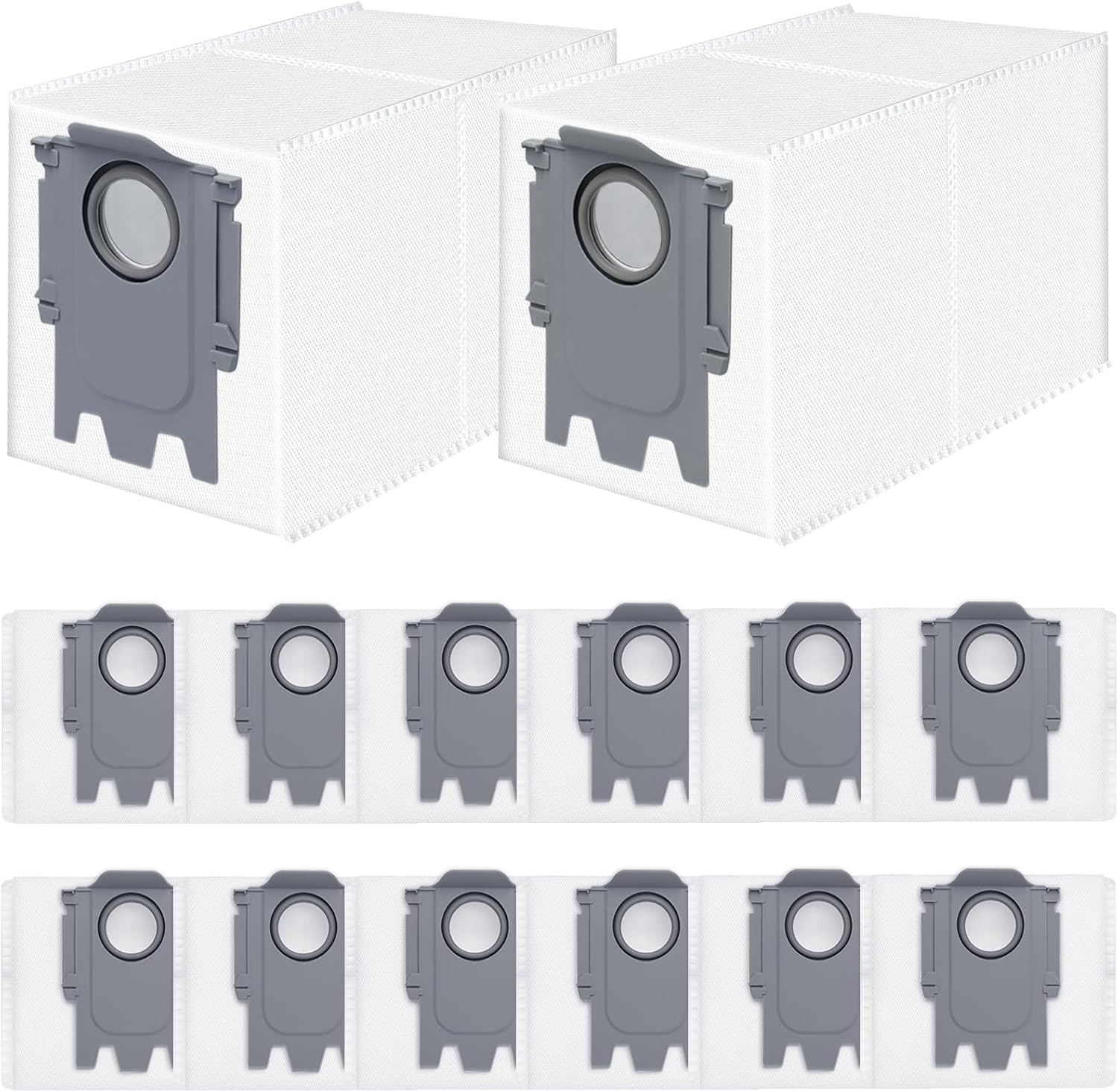 14 Pack Dust Bags Replacement for QV 35A/Qrevo S5V/QV35S/Saros 10/10R/Z70/Qrevo/Q Revo/S/Qrevo Pro/Plus/MaxV/Master/Curv/Edge/S5X/Qrevo Edge S5A/S8 MaxV/S8 Max Ultra Robot Vacuum Cleaner