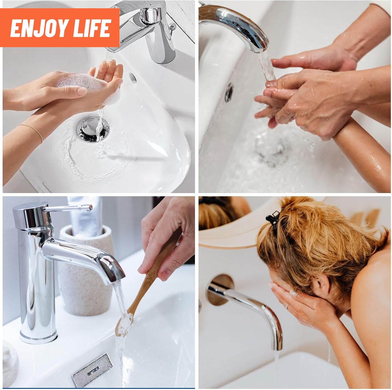 2024 New Pop Up Bathroom Sink Drain Strainer Hair Catcher, Sink Drain Stopper with Removable Stainless Steel Filter Basket,for US Bathroom Sink Stopper Replacement 2PCS