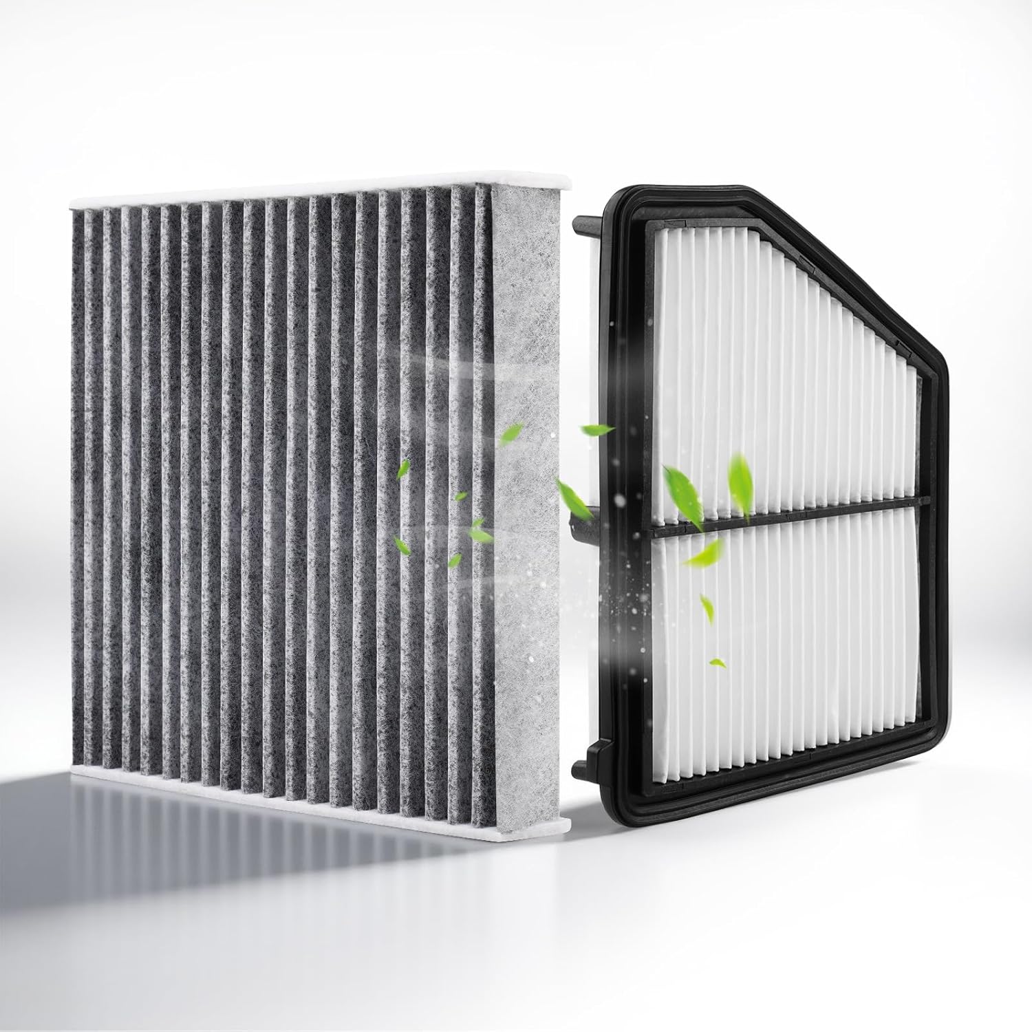 Engine & Cabin Air Filter for Honda Civic 2016-2026 2.0L, HR-V 2023-2026 HRV 2.0L Not Fit Civic Hatchback Air filter for Car Replacement CF11182 CA12051 Automotive Accessories- 2 Pack