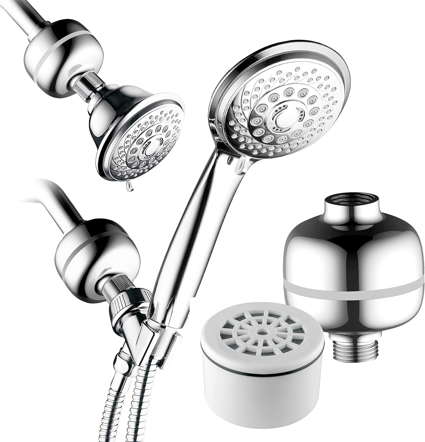 AquaCare by HotelSpa 1139 Replacement Disposable Enriched KDF Cartridge for Compact Universal Shower Filter or Filtered Shower Heads/Handheld Showers
