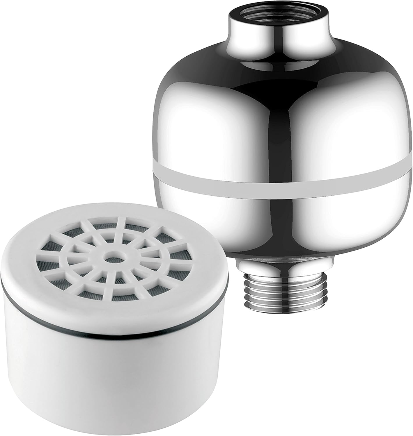 AquaCare by HotelSpa 1139 Replacement Disposable Enriched KDF Cartridge for Compact Universal Shower Filter or Filtered Shower Heads/Handheld Showers
