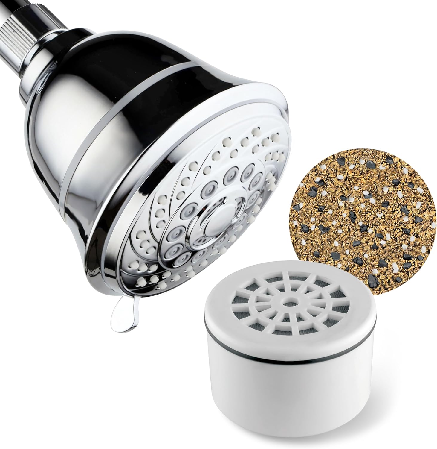 AquaCare by HotelSpa 1139 Replacement Disposable Enriched KDF Cartridge for Compact Universal Shower Filter or Filtered Shower Heads/Handheld Showers