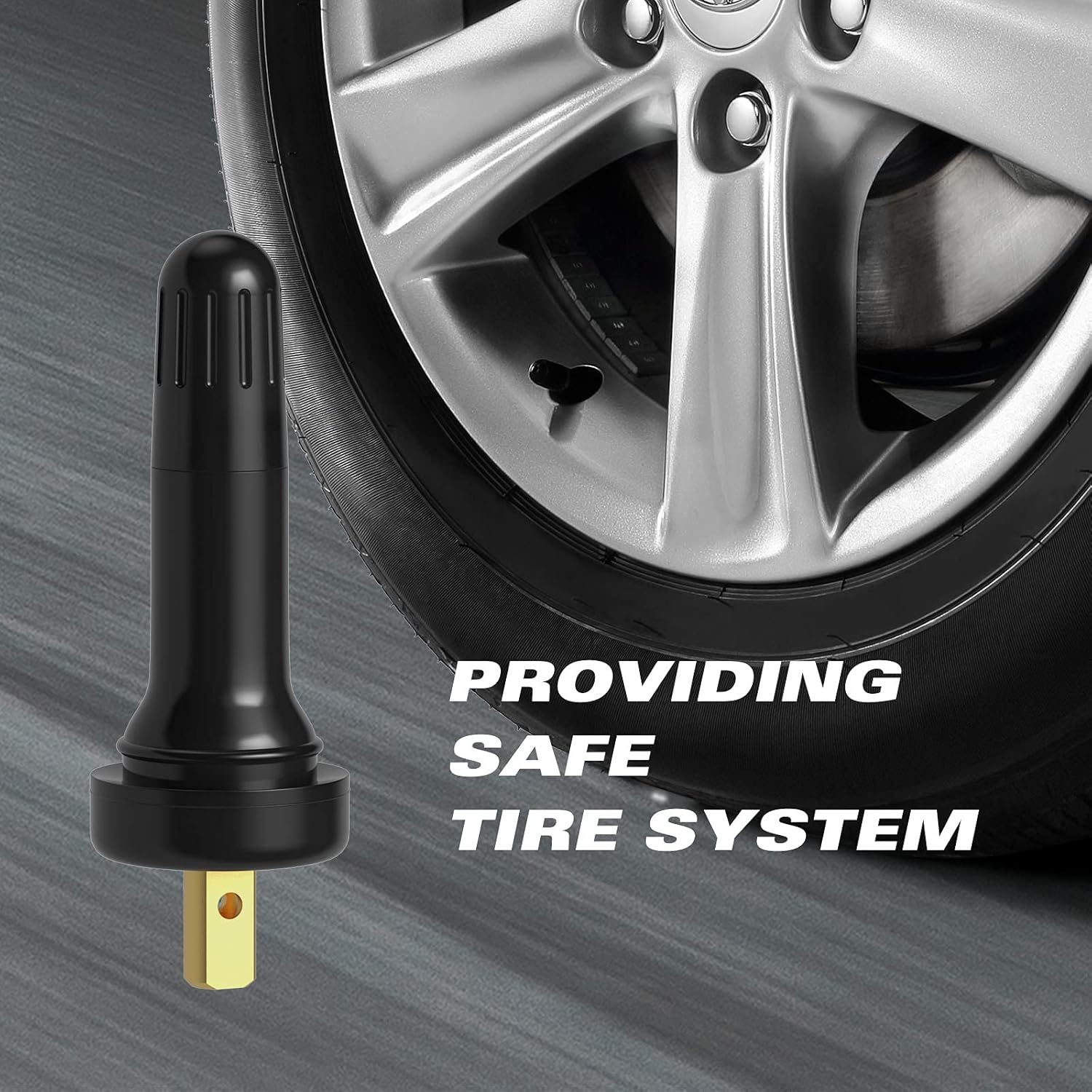 TPMS 20008 Rubber Snap-in Tire Valve Stem 50 pcs/Bag