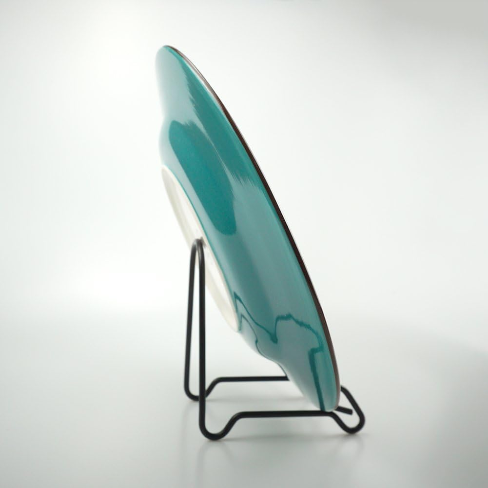 2 Pack Display Stand Easel Iron Bowl Stands for Display Medium Deep Bowls, Platters and Deep Dishes
