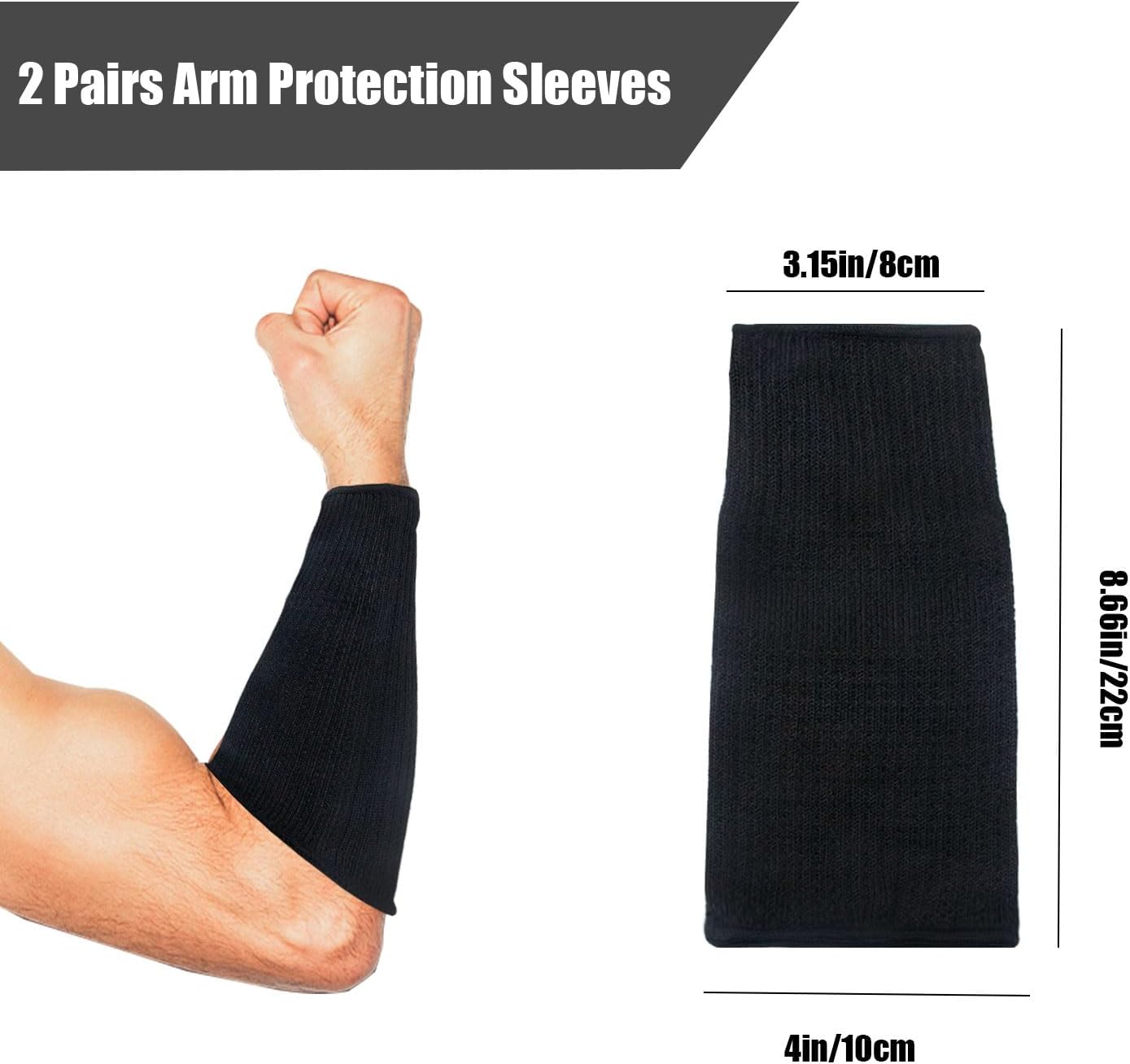 Arm Protection Sleeves Level 5 Protection Cut Burn Resistant Sleeve Anti Abrasion Forearm Cover Protector
