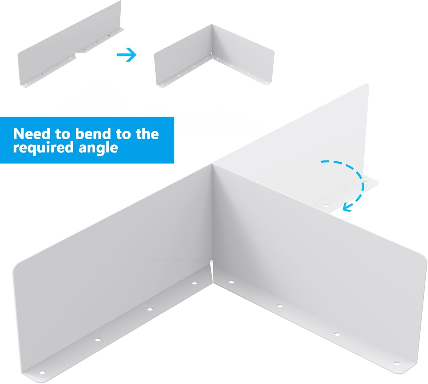2 Pcs Gutter Valley Splash Guards,Rain Gutter Valley Roofing Gutter Guards, Diverter Roof Rain Diverter for House Shingle Roofs Corner 2