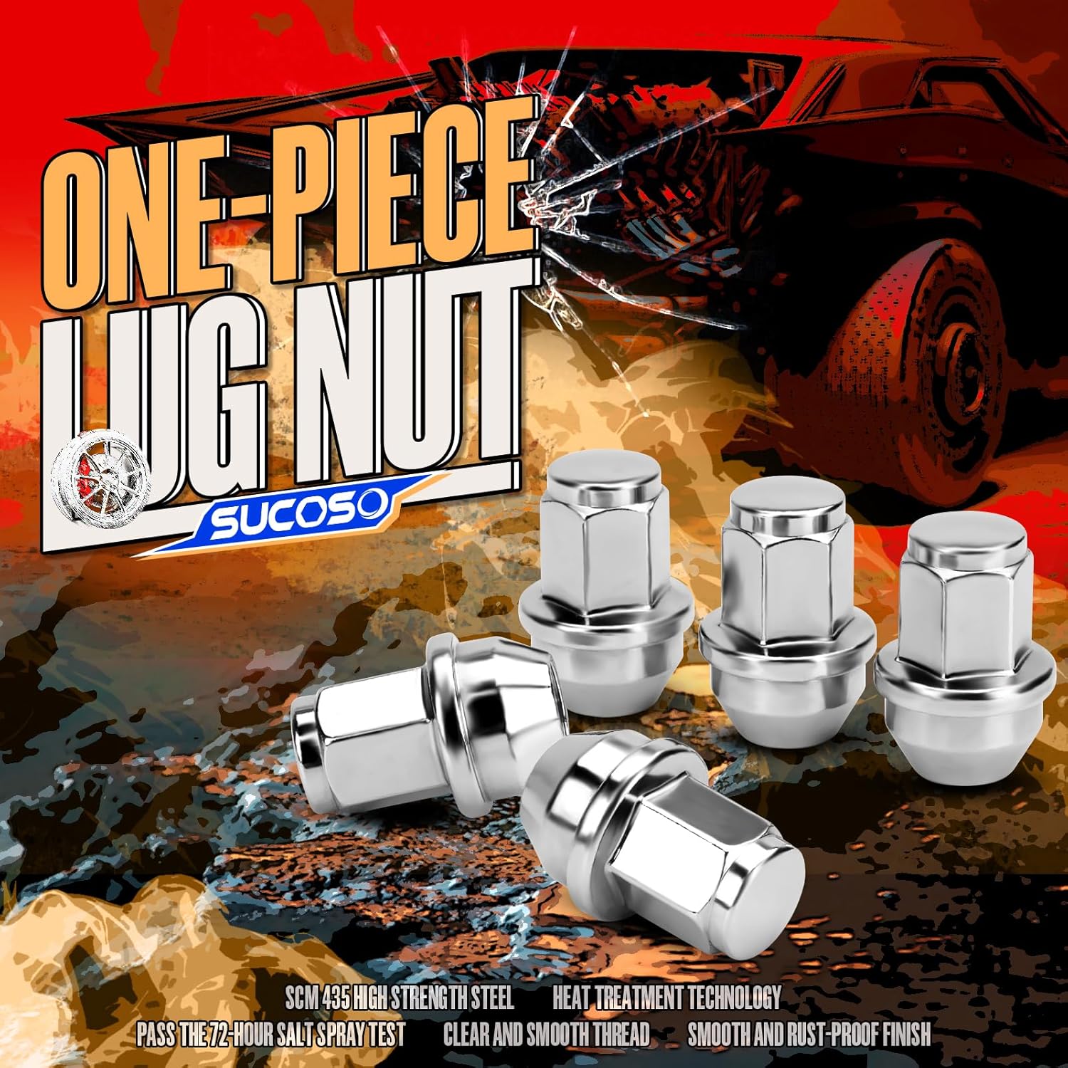 14x1.5 Lug Nuts for F150, OEM Stock Solid One Piece Design Wheel Lugnuts for 2015-2023 Ford F-150 Expedition Lincoln Navigator Replacement Ford OE Factory ACPZ1012B 611008 Lugs Anti-Rust
