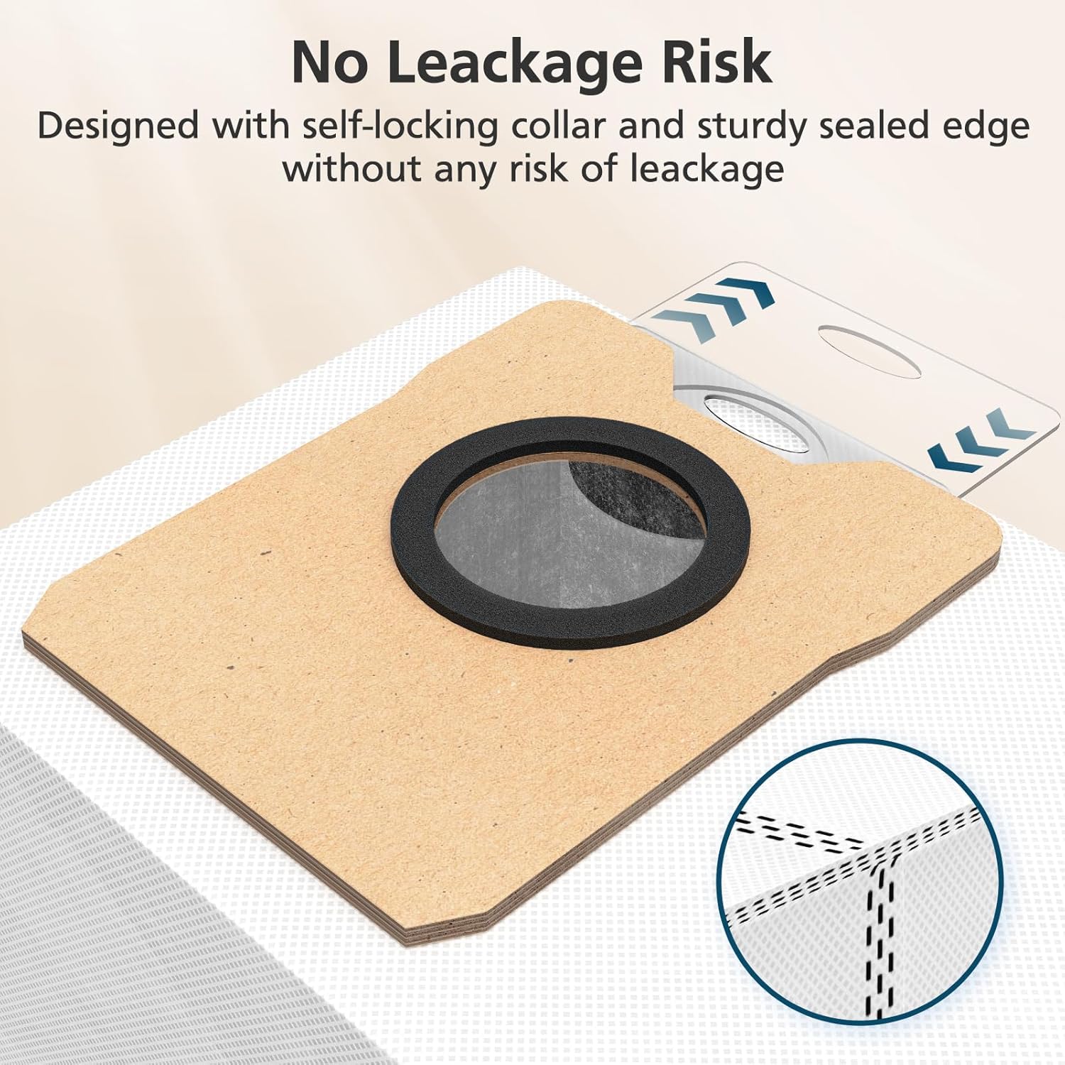 18 pcs Dust Bags for eufy Omni C20 C10 Robot Vacuum, 3.6L Large Capacity Replacement Bags with 3-Layer Odorproof & Leakproof Fabric
