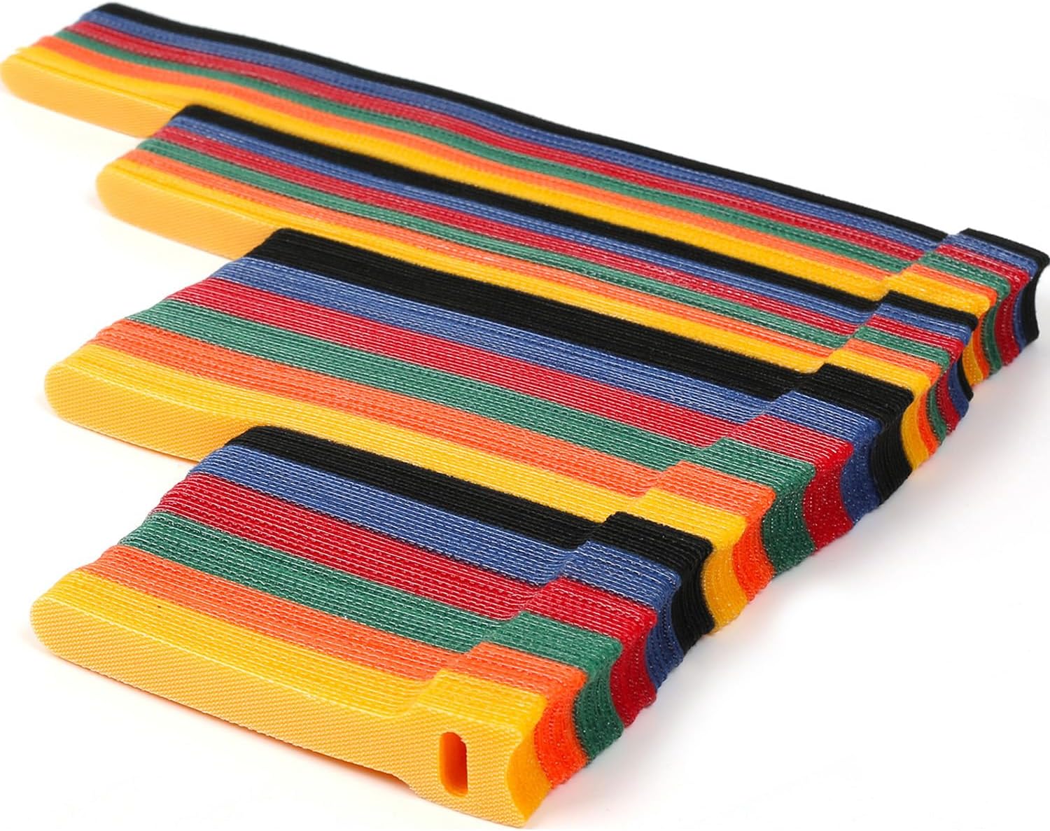 Cable Ties 180PCS, 4+6+8+10 inch Reusable Multi-Colour Cable Ties Wire Ties Cord Organizer Cable Organizer Adjustable Cable Management for Cable Management 4+6+8+10 Inch Colorful