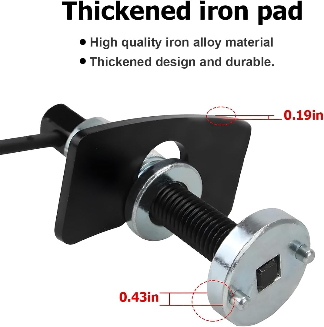 Car Brake Piston Wind Back Tool, 3pcs/Set Brake Caliper Piston Rewind Tool, Auto Rear Brake Pad Wind Back Tool, Brake Caliper Wind Back Tool for Replacement of Rear Brake Pad
