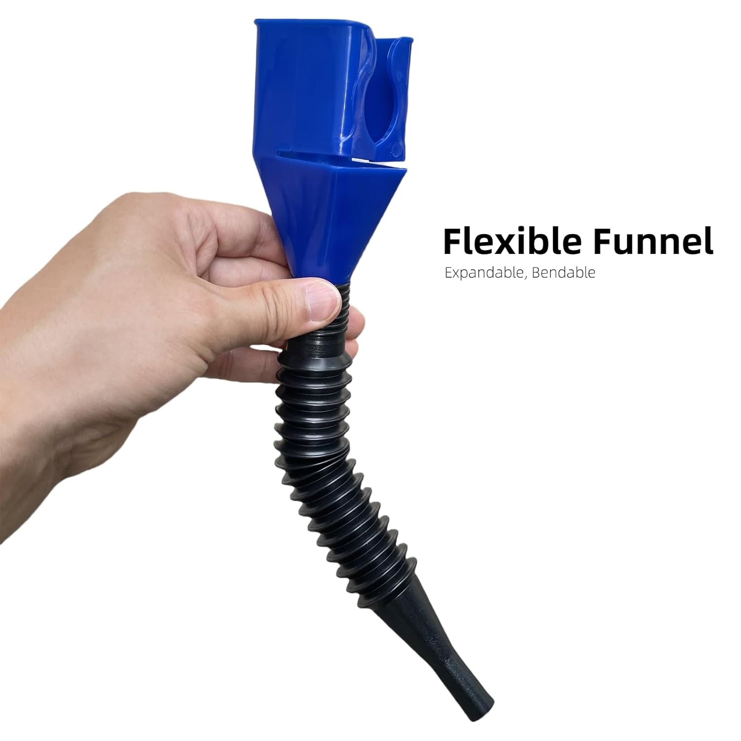 Funnels for Automotive Use,2pcs Retractable Auto Fuel Funnel for Oil Change,Filling Water,Gasoline,Coolant in Cars